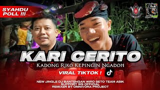 Download lagu DJ BANTENGAN KARI CERITO, KADONG RIKO KEPINGIN NGADOH‼️ WIRO SETO TEAM ASIK, FROM OMNIVORA PROJECT