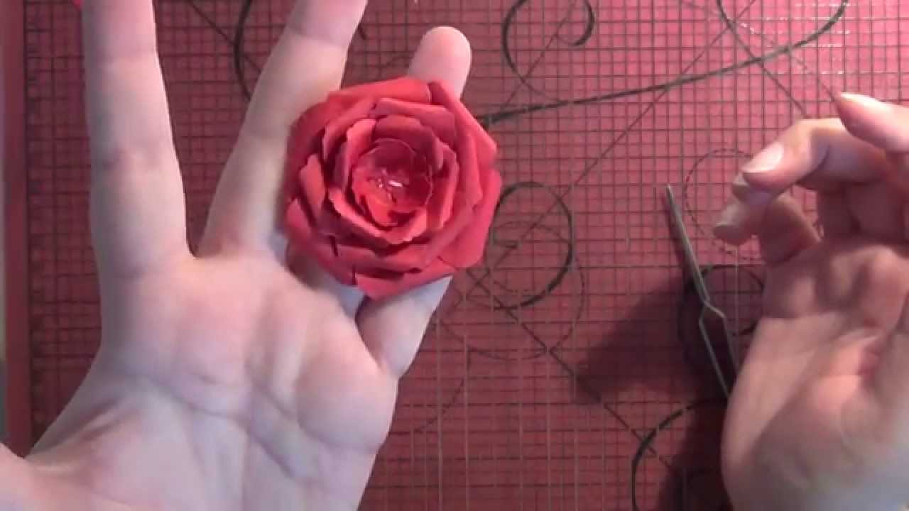 Tuto Scrap Création Fleurs En Papier Part 2