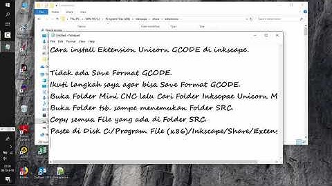 How to add Gcode Extension on Inkscape