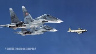 Venezuela Su-30 Flanker Intercepts & Chases Us Spy Plane - Su-30 Intercepta E Persegue Ep-3E