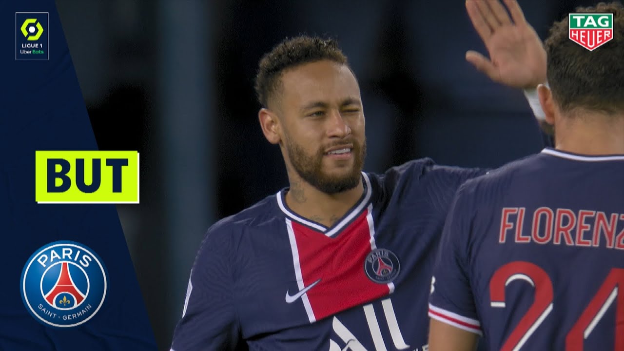 But Neymar Jr 47 Paris Saint Germain Paris Saint Germain Angers Sco 6 1 20 21 Youtube