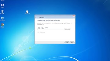 Create a Desktop Shortcut to 
