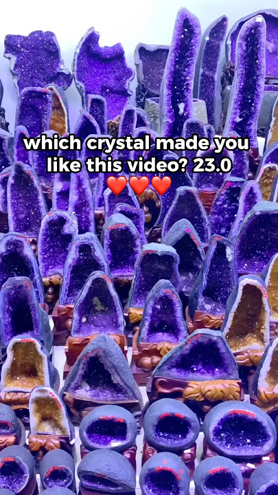Guys,which crystal is your favorite?😆 #crystals #gemstone
