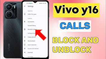 Vivo y16 Me phone Number block and unblock kaise kere