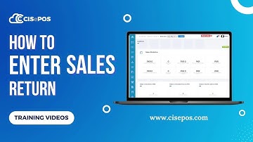 How to Enter Sales Return In CISePOS | CISePOS Training Videos | Point of Sale Software