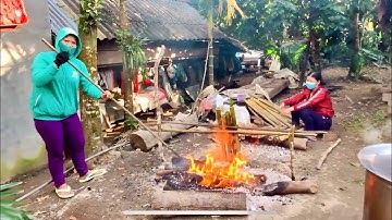 Đám Cưới Truyền Thống Của Người Cơ Tu Ở Quảng Nam P1 - Cả xóm phụ nấu quá trời món ngon