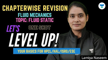 Target #HPCL_2021 | Chapterwise Revision | Fluid Mechanics | Fluid Static | Lamiya Naseem