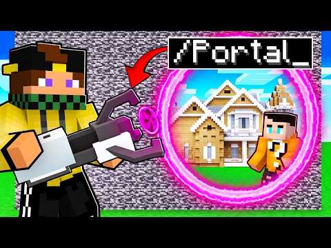 I CHEATED with PORTALS in the BUILDING COMPETITION
