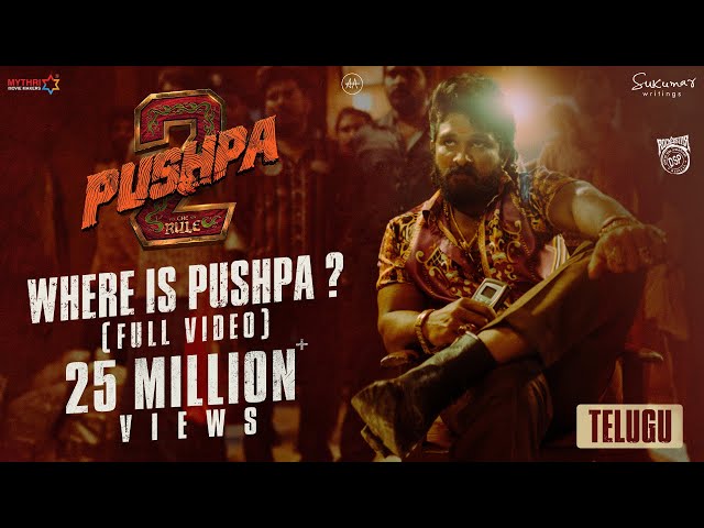 Where is Pushpa? | Pushpa 2 - The Rule 🔥 | Telugu | Allu Arjun | Sukumar | Rashmika | Fahadh Faasil class=