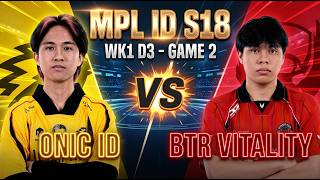Onic ID versus Vitality| Game 2 | MPL ID S18 | WK 1 D3 screenshot 4