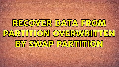 Ubuntu: Recover data from partition overwritten by swap partition