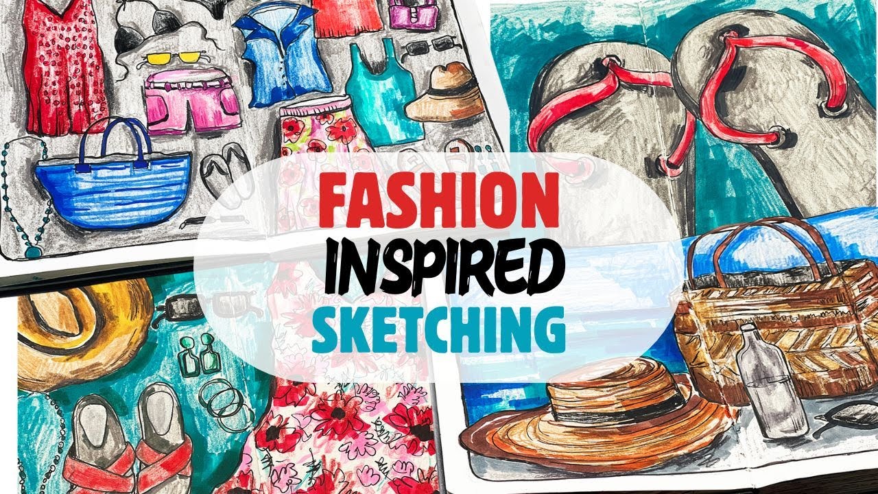 fashion inspired sketching