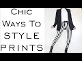 Style Prints in a Minimalist Chic Way / Outfit Inspiration / Edgy / Pinterest / Emily Wheatley