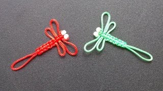 How To Make Paracord Dragonfly Keychain  Craft Tutorial