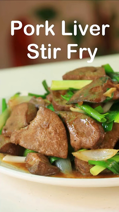 How to Cook Asian Pork Liver | Pork Liver with Scallion​ Stir Fry | Easy and Tasty Pork Liver Recipe