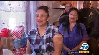 LAPPL Blue Christmas delivers gifts to bullied LAPD Cadet