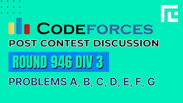 Codeforces Round 946 (Div 3) | Video Solutions - A to G | by Raghav Goel | TLE Eliminators