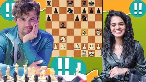 Crazy Tania Sachdev vs Magnus Carlsen 44