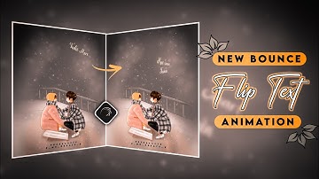 Alight Motion Video Editing | New Bounce + Flip Text Animation | Alight Motion Tutorial