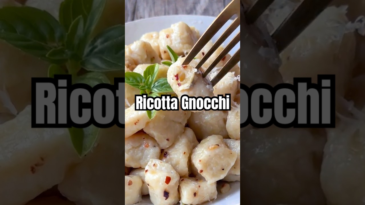 Ricotta Gnocchi in 20 Minutes Soft, Light & Easy!