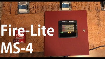 Brief Overview of my Fire-Lite MS-4 Conventional Fire Alarm Panel