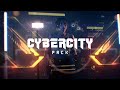 Cybercity pack  create cyberpunk and futuristic worlds