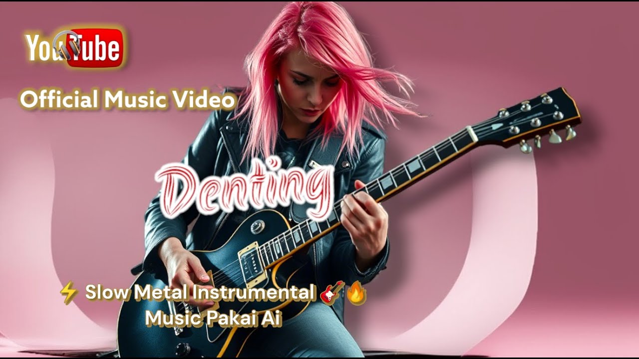 ⚡ Denting – Slow Metal Instrumental 🎸🔥 Music Pakai Ai 🎶
