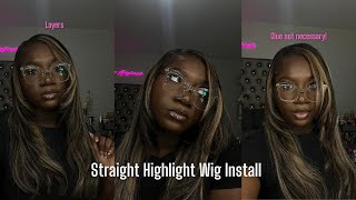 Glueless Hd Frontal Highlight Wig Install | Perfect Highlight Wig For Brown Skin Woc | Luvwin Hair