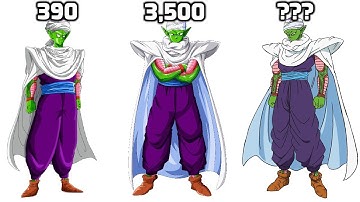 DBZMacky Piccolo POWER LEVELS Over The Years (All Sagas)