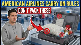 American Airlines Carry-On Rules 2026 Don t Pack These 7 Items
