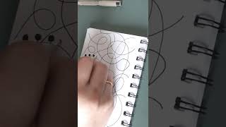 Easy doodle to improve on patience level #shorts #mindfulness #stressrelief #art #learntodraw