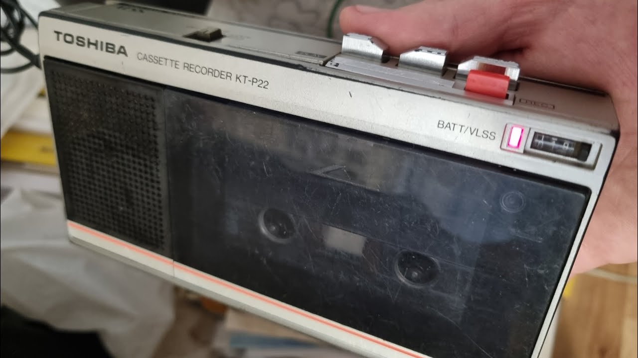 Cassette Recorder Toshiba KT-P22 - YouTube