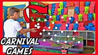 ★Carnival Games! The Best Strategies To Win!! Carnival Game Tips Tricks & Secrets!!! ~ ClawTuber