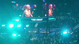 UFC 284 volk entrance live - crowd singing land down under @Perth arena