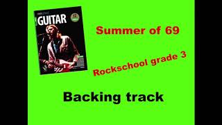 Video thumbnail of "Rockschool Grade 3 SUMMER OF 69 backing track"