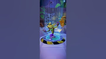 Crash On The Run! Frosty Araknid mini boss