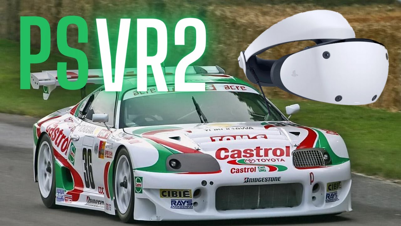 PS VR2 Racing the 1997 Supra GT500 at Lake Maggiore Italy. Gran Turismo ...
