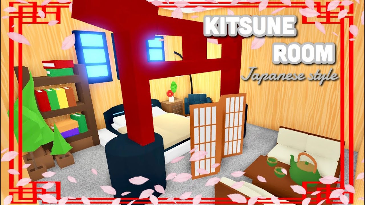 Custom Kitsune Bedroom Design Ideas Building Hacks Japanese - bedroom roblox house ideas adopt me