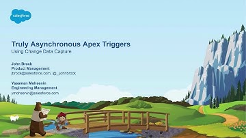 Truly Asynchronous Apex Triggers using Change Data Capture