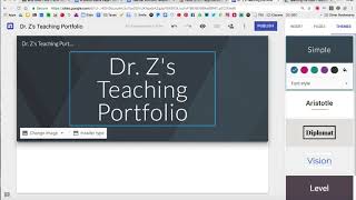 ePortfolio Tutorial