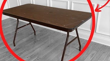 Genius folding table hack! (Save hundreds!!)