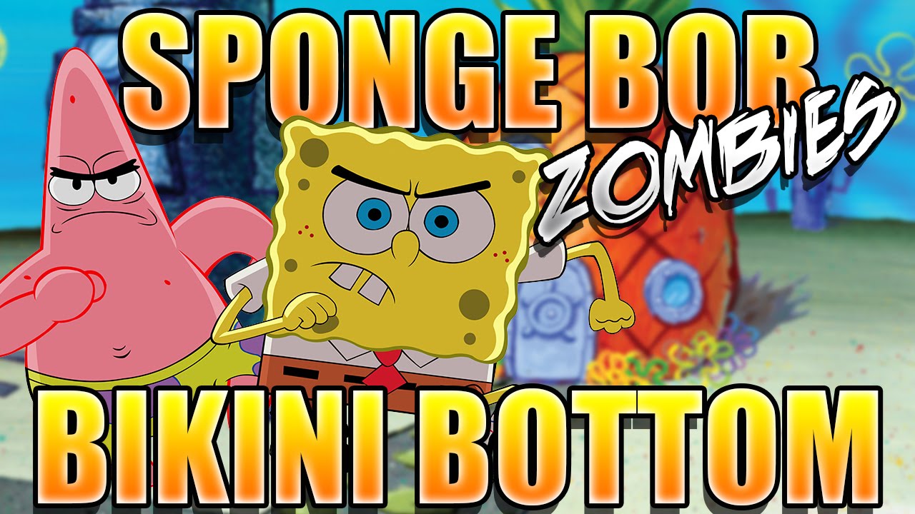 НОВАЯ КАРТА СПАНЧБОБА "БИКИНИ БОТТОМ" | Часть 1 Проблемы паркура (COD Zombies)