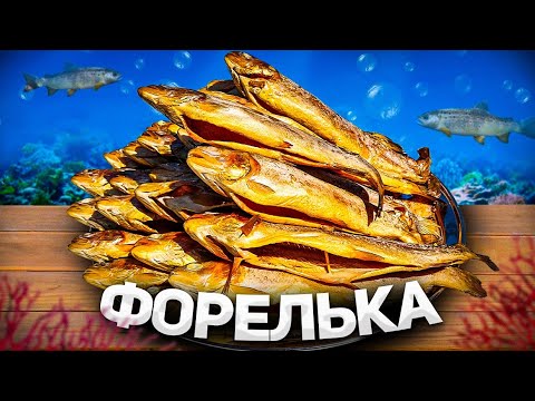 Форель холодного копчения. Рецепт #холодноекопчение #форель #коптильнятеремок