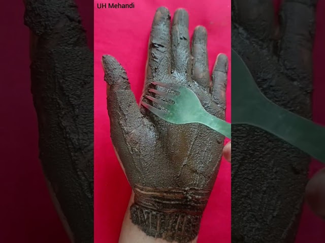 Easiest cute fronthand mehndi design| mehandi ki mehndesig #shorts #viral #youtubeshorts #uhmehandi class=