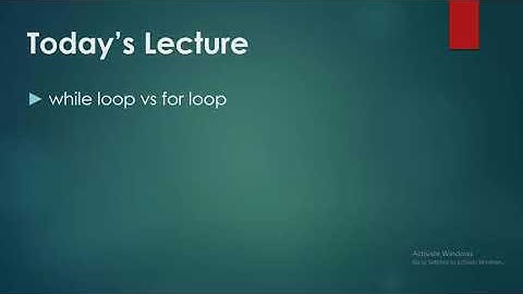 Computer 2nd Year Lecture 43 Sentinal Loop