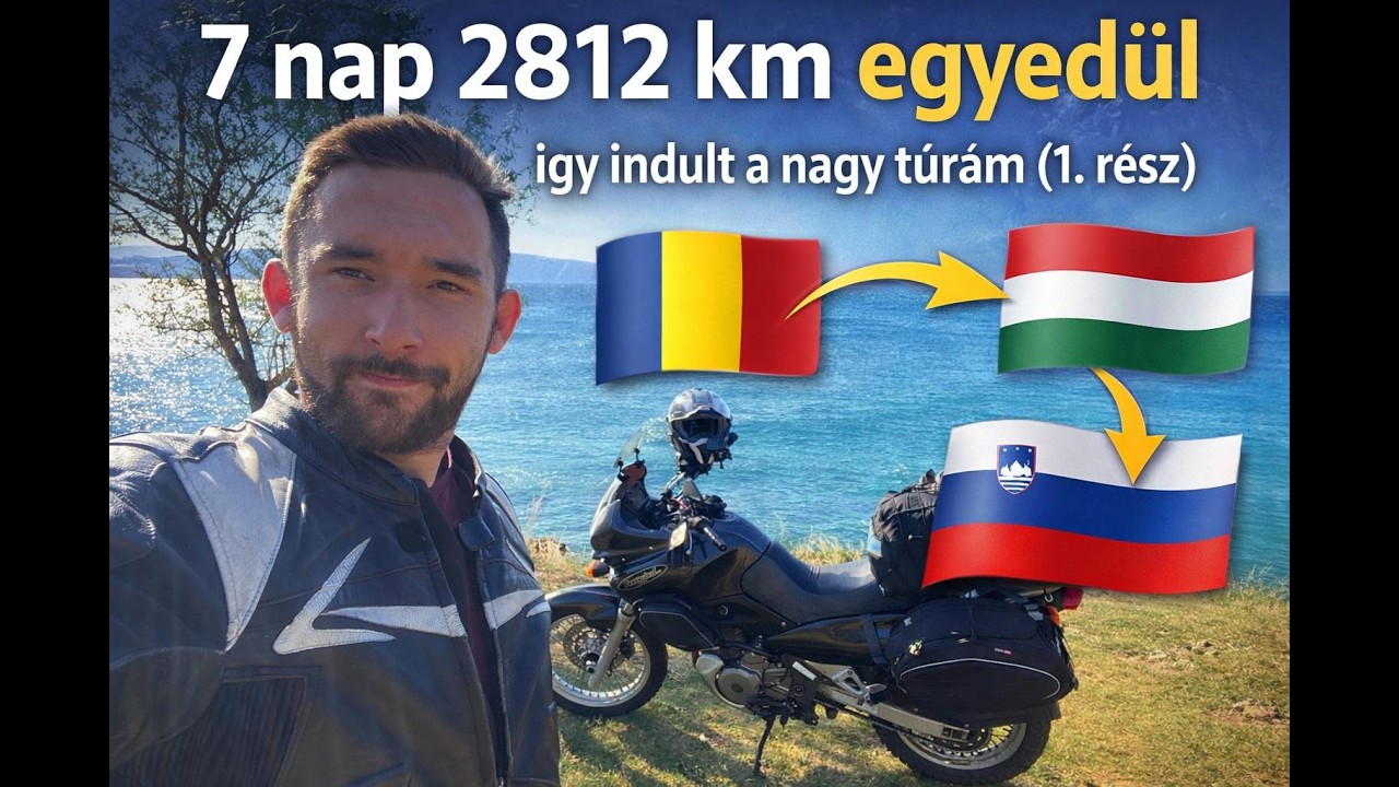 7 nap, 2812 km, EGYEDÜL — Így indult a nagy túrám (1. rész) #suzuki #freewind #hungary #slovenia