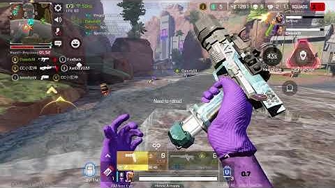 Apex Legends Mobile Ranked mode gameplay on PC with keyboard and mouse