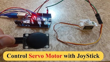 control servo motor with joystick arduino