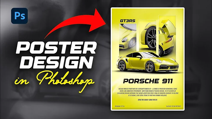 Poster Design in Photoshop for Beginners!!!