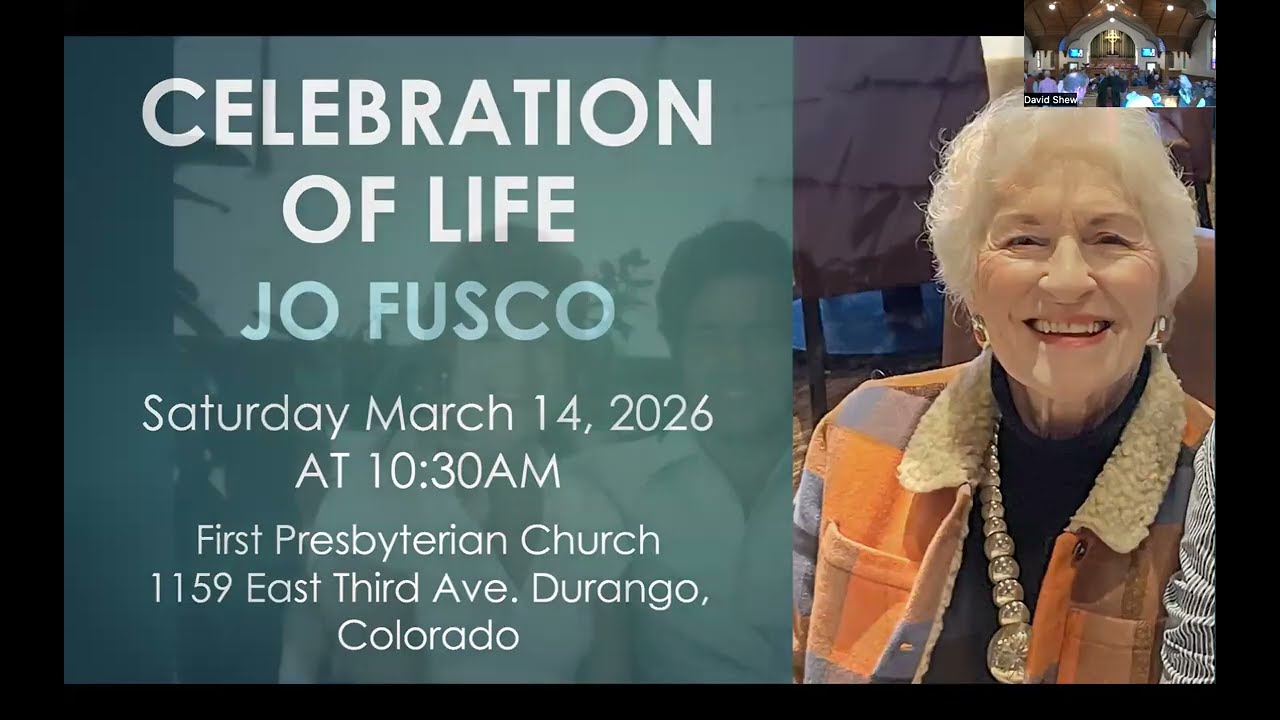 Johanna (Jo) Lenore Fusco Celebration of Life on March 14, 2026